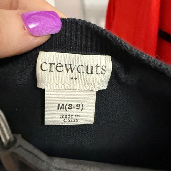 Crewcuts Black and Red Plaid Heart Sweater - Picture 2 of 2